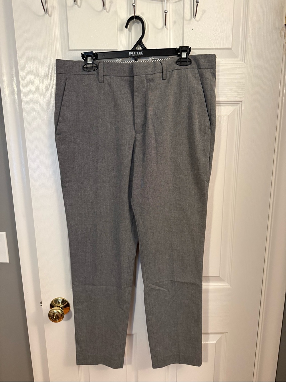Express Men's Gray Dress Pants - Slim Straight